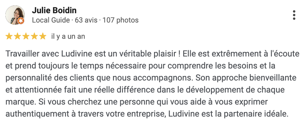 avis google Julie
